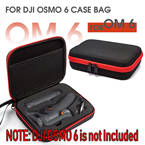 ZORBES Storage Bag for DJI Osmo Mobile 6, Hard Shell Portable Case Phone Stabilizer Carrying Case for DJI OM6-Handheld Smartphone Gimbal Stabilizer and Accessories (Only Case Not Include DJI product) ZORBES Storage Bag for DJI Osmo Mobile 6, Hard Shell Portable Case Phone Stabilizer Carrying Case for DJI OM6-Handheld Smartphone Gimbal Stabilizer and Accessories (Only Case Not Include DJI product)